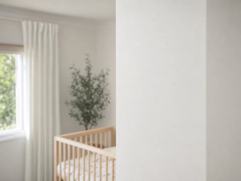 Freshly repaired and painted nursery ceiling and walls in a Northern Virginia home — pre-baby drywall checklist by HouseWorks